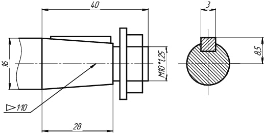 Ч2-40-80 входной вал конический с наружней резьбой.jpg